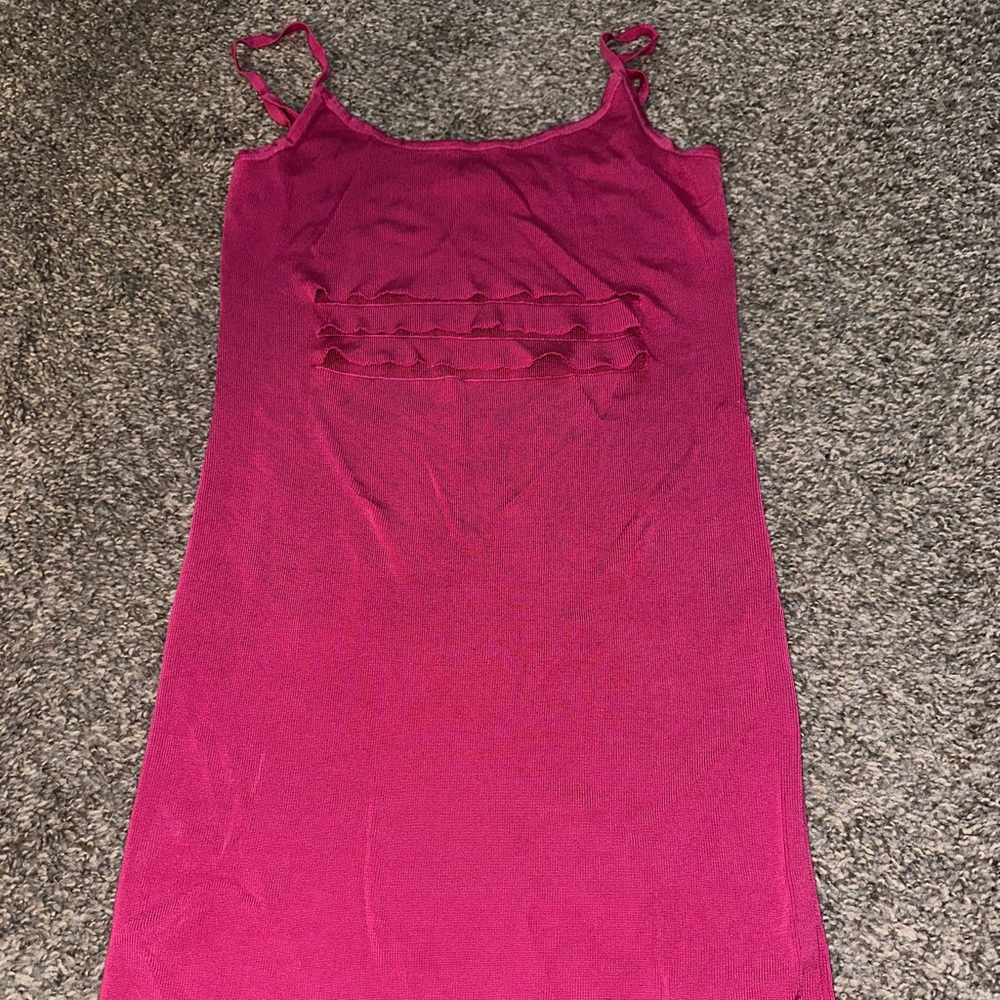 Revolve pink bodycon cutout dress